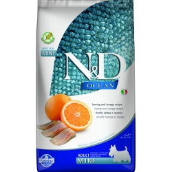 FARMINA FARMINA N&D OCEAN DOG HERRING AND ORANGE ADULT MINI 2.5KG